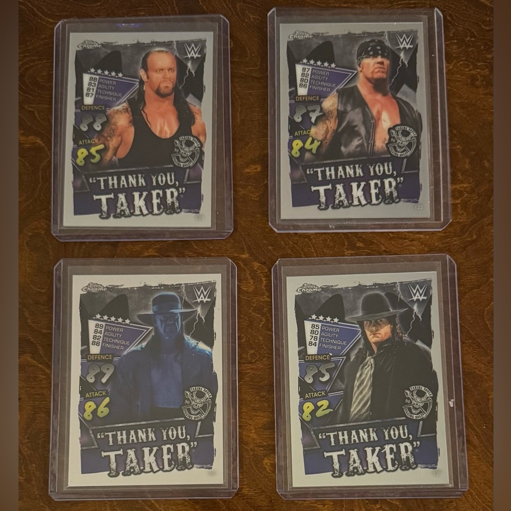 Lot of 5 WWE Topps Slam Attax (2021)